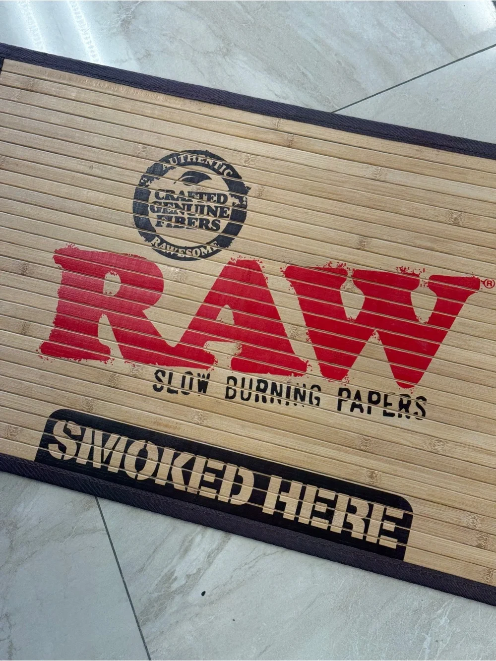 RAW Bamboo Floor Mat/Door Mat